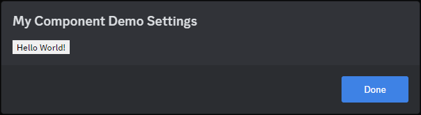 Plugin Settings